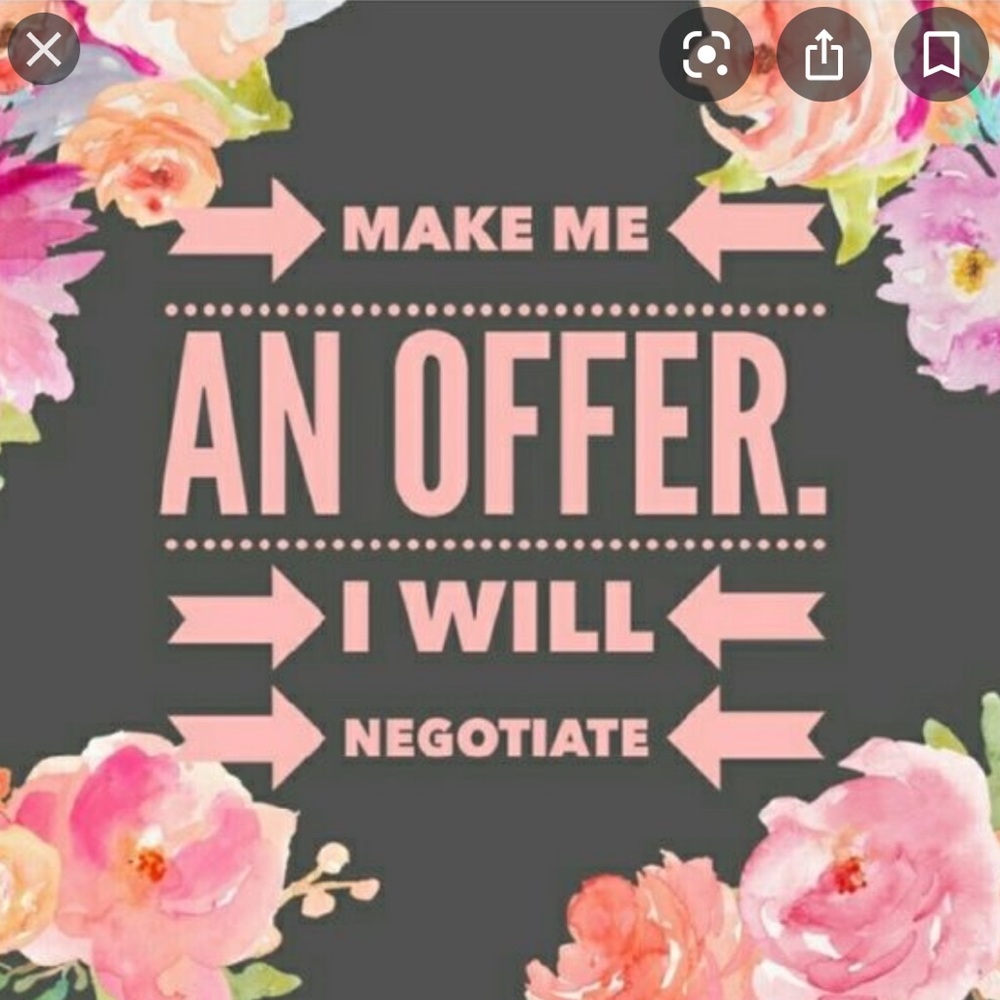 MAKE ME AN OFFER:)